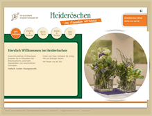 Tablet Screenshot of heideroeschen.com